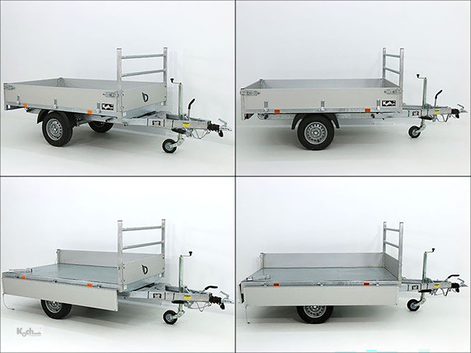 Anhänger typu Sonstige Heckkipper 150x250cm 1,3t|E-Pumpe (Ki12312073So), Neumaschine v Winsen (Luhe) (Obrázek 14)